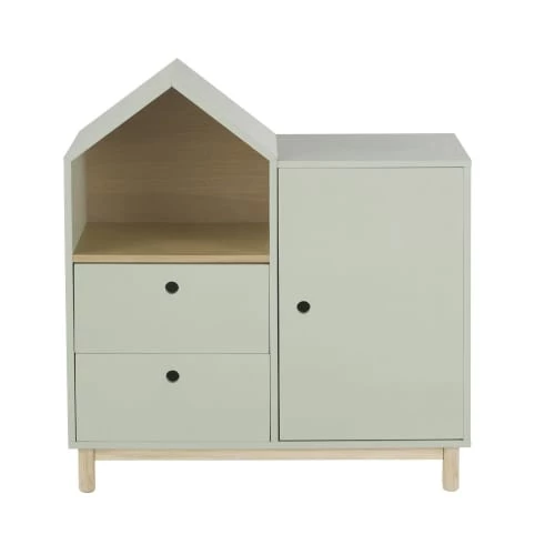 Maisons Du Monde Commodes Enfant Cabinet De Rangement 1 Porte 1 Niche 2 Tiroirs Vert 1 Maisons Du Monde Commodes Enfant Cabinet De Rangement 1 Porte 1 Niche 2 Tiroirs Vert