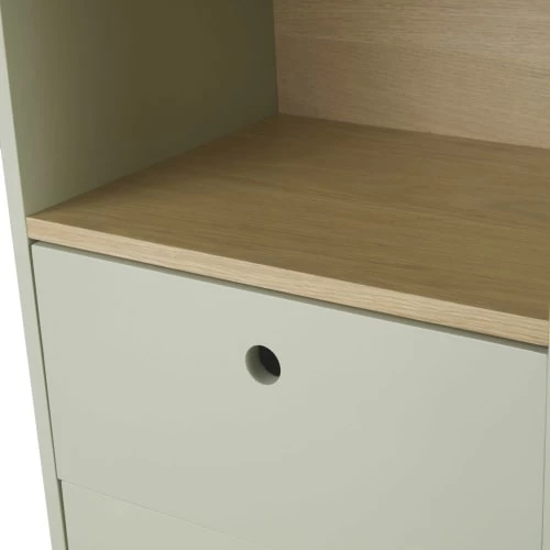 Maisons Du Monde Commodes Enfant Cabinet De Rangement 1 Porte 1 Niche 2 Tiroirs Vert 3 Maisons Du Monde Commodes Enfant Cabinet De Rangement 1 Porte 1 Niche 2 Tiroirs Vert – Image 3