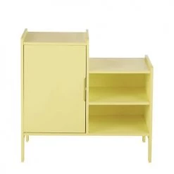Maisons Du Monde Commodes Enfant Cabinet De Rangement 1 Porte 2 Niches Jaune