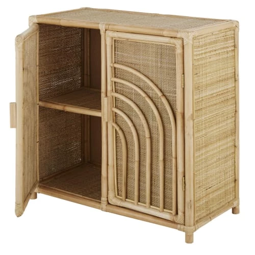 Maisons Du Monde Commodes Enfant Cabinet De Rangement 2 Portes Cannage En Rotin 2 Maisons Du Monde Commodes Enfant Cabinet De Rangement 2 Portes Cannage En Rotin – Image 2