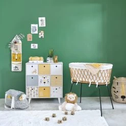 Maisons Du Monde Commodes Et Tables à Langer Cabinet De Rangement 9 Tiroirs Imprimé Savane -Commodes enfant Soldes cabinet de rangement 9 tiroirs imprime savane 1000 2 2 206314 5