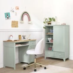Maisons Du Monde Commodes Enfant Cabinet De Rangement Enfant 1 Porte 1 Tiroir Vert De Gris -Commodes enfant Soldes cabinet de rangement enfant 1 porte 1 tiroir vert de gris 1000 9 32 215569 5