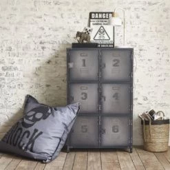 Maisons Du Monde Commodes Et Cabinets Cabinet De Rangement Indus 6 Casiers En Métal 10 Maisons Du Monde Commodes Et Cabinets Cabinet De Rangement Indus 6 Casiers En Métal -Commodes enfant Soldes cabinet de rangement indus 6 casiers en metal 1000 13 38 143374 14