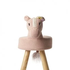 Crochetts Tables Et Chaises Enfant Chaise Artax 100% Coton Rose