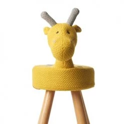 Crochetts Tables Et Chaises Enfant Chaise Berta 100% Coton Jaune