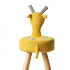 Crochetts Tables Et Chaises Enfant Chaise Berta 100% Coton Jaune -Commodes enfant Soldes chaise berta 100 coton jaune 4