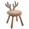 LANADECO Tables Et Chaises Enfant Chaise Cerf En Bois Naturel