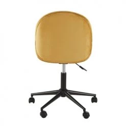Maisons Du Monde Chaises De Bureau Enfant Chaise De Bureau à Roulettes Jaune Et Métal Noir -Commodes enfant Soldes chaise de bureau a roulettes jaune et metal noir 1000 13 13 225144 4