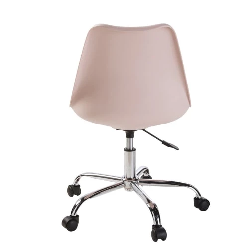 Maisons Du Monde Chaises De Bureau Enfant Chaise De Bureau à Roulettes Rose 3 Maisons Du Monde Chaises De Bureau Enfant Chaise De Bureau à Roulettes Rose – Image 3