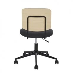 Maisons Du Monde Chaises De Bureau Enfant Chaise De Bureau Réglable Gris Anthracite Et Peuplier à Roulettes -Commodes enfant Soldes chaise de bureau reglable gris anthracite et peuplier a roulettes 1000 9 23 216011 7