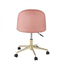 Maisons Du Monde Chaises De Bureau Enfant Chaise De Bureau Vintage à Roulettes En Velours Rose -Commodes enfant Soldes chaise de bureau vintage a roulettes en velours rose 1000 7 36 206676 10