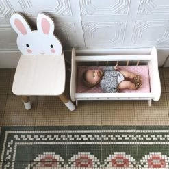 Tender Leaf Toys Tables Et Chaises Enfant Chaise Enfant Lapin En Bois -Commodes enfant Soldes chaise enfant lapin en bois 2