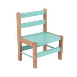 Combelle Tables Et Chaises Enfant Chaise Enfant Louise - Bicolore Vert Menthe - 33x46x27 Cm -Commodes enfant Soldes chaise enfant louise bicolore vert menthe 33x46x27 cm 5