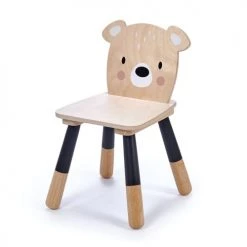 Tender Leaf Toys Tables Et Chaises Enfant Chaise Forêt Beige 30 X 30 X 48 Cm