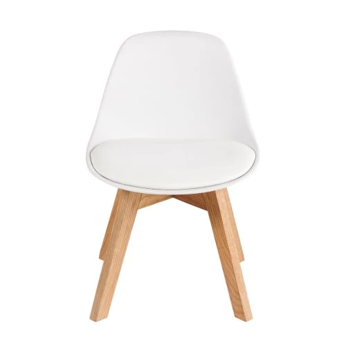 Maisons Du Monde Fauteuils Et Poufs Enfant Chaise Style Scandinave Enfant Blanche Et Chêne 2 Maisons Du Monde Fauteuils Et Poufs Enfant Chaise Style Scandinave Enfant Blanche Et Chêne – Image 2