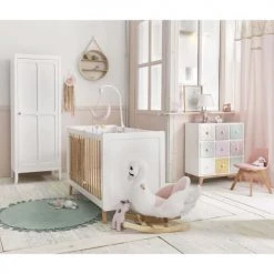 Maisons Du Monde Fauteuils Et Poufs Enfant Chaise Style Scandinave Enfant Rose Et Chêne -Commodes enfant Soldes chaise style scandinave enfant rose et chene 1000 11 27 181452 6