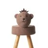 Crochetts Tables Et Chaises Enfant Chaise Yogui 100% Coton Marron