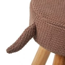 Crochetts Tables Et Chaises Enfant Chaise Yogui 100% Coton Marron -Commodes enfant Soldes chaise yogui 100 coton marron 5