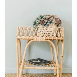 Saudara Collections Tables Et Chaises Enfant Chevet / Table D'appoint En Rotin Naturel - Plateau Fantaisie -Commodes enfant Soldes chevet table d appoint en rotin naturel plateau fantaisie 4