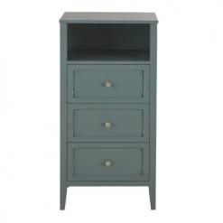 Maisons Du Monde Commodes Enfant Chiffonnier 3 Tiroirs Vert Foncé