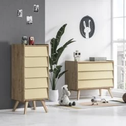 Vox Commodes Enfant Chiffonnier Naturel Beige -Commodes enfant Soldes chiffonnier naturel beige 2