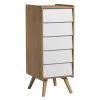 Vox Commodes Enfant Chiffonnier Naturel Blanc