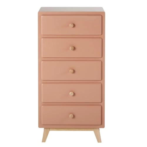 Maisons Du Monde Commodes Enfant Chiffonnier Vintage 5 Tiroirs Terracotta 1 Maisons Du Monde Commodes Enfant Chiffonnier Vintage 5 Tiroirs Terracotta