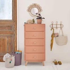 Maisons Du Monde Commodes Enfant Chiffonnier Vintage 5 Tiroirs Terracotta 9 Maisons Du Monde Commodes Enfant Chiffonnier Vintage 5 Tiroirs Terracotta -Commodes enfant Soldes chiffonnier vintage 5 tiroirs terracotta 1000 6 1 205944 6