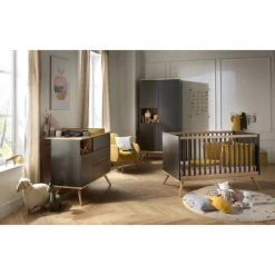 Sauthon Original Commodes Enfant Commode 1 Porte 3 Tiroirs 95x115x51cm Gris 10 Sauthon Original Commodes Enfant Commode 1 Porte 3 Tiroirs 95x115x51cm Gris -Commodes enfant Soldes commode 1 porte 3 tiroirs 95x115x51cm gris 4
