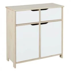 Altobuy Commodes Enfant Commode 2 Portes 2 Tiroirs