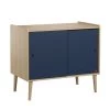 Vox Commodes Enfant Commode 2 Portes Coulissantes Naturel