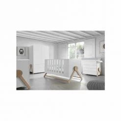 Micuna Commodes Enfant Commode 2 Tiroirs Blanc -Commodes enfant Soldes commode 2 tiroirs blanc 3