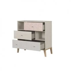Gami Commodes Enfant Commode 3 Tiroirs 2 Niches Châtaignier Blanchi 11 Gami Commodes Enfant Commode 3 Tiroirs 2 Niches Châtaignier Blanchi -Commodes enfant Soldes commode 3 tiroirs 2 niches chataignier blanchi 5