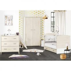 BabyPrice Commodes Enfant Commode 3 Tiroirs 88x87x47cm En Bois Beige Clair 7 BabyPrice Commodes Enfant Commode 3 Tiroirs 88x87x47cm En Bois Beige Clair -Commodes enfant Soldes commode 3 tiroirs 88x87x47cm en bois beige clair 2