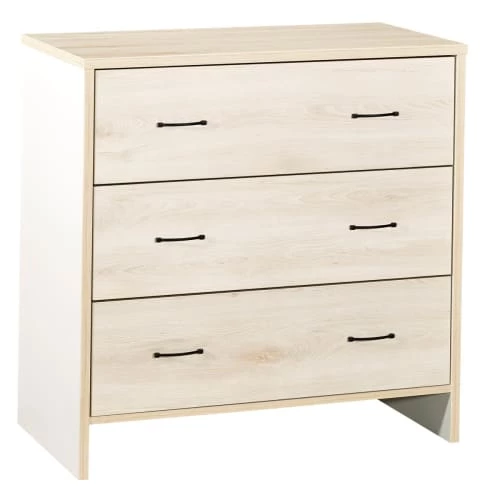 BabyPrice Commodes Enfant Commode 3 Tiroirs 88x87x47cm En Bois Beige Clair 1 BabyPrice Commodes Enfant Commode 3 Tiroirs 88x87x47cm En Bois Beige Clair