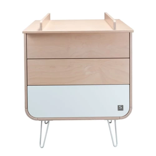 Sauthon Original Commodes Enfant Commode 3 Tiroirs 97x87x48cm En Bois Blanc 2 Sauthon Original Commodes Enfant Commode 3 Tiroirs 97x87x48cm En Bois Blanc – Image 2
