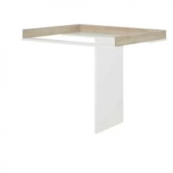 Galipette Commodes Enfant Commode 3 Tiroirs Avec Plan à Langer Et Bibliothèque En Bois Blanc -Commodes enfant Soldes commode 3 tiroirs avec plan a langer et bibliotheque en bois blanc 3