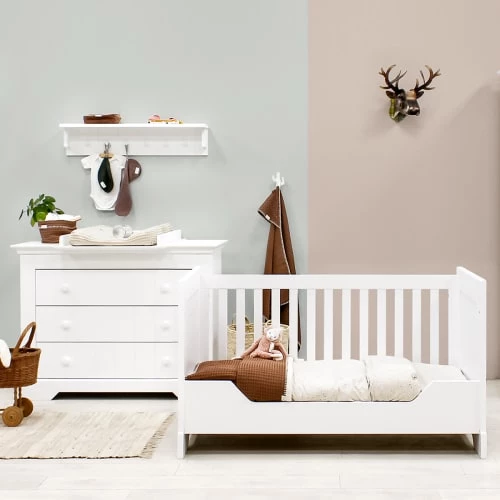 Bopita Commodes Enfant Commode 3 Tiroirs Blanc 2 Bopita Commodes Enfant Commode 3 Tiroirs Blanc – Image 2