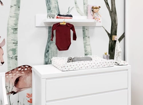 Bopita Commodes Enfant Commode 3 Tiroirs Blanc 5 Bopita Commodes Enfant Commode 3 Tiroirs Blanc – Image 5