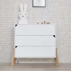 Bellamy Commodes Enfant Commode 3 Tiroirs Blanc -Commodes enfant Soldes commode 3 tiroirs blanc 37