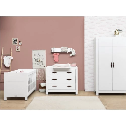 Bopita Commodes Enfant Commode 3 Tiroirs Blanc 2 Bopita Commodes Enfant Commode 3 Tiroirs Blanc – Image 2