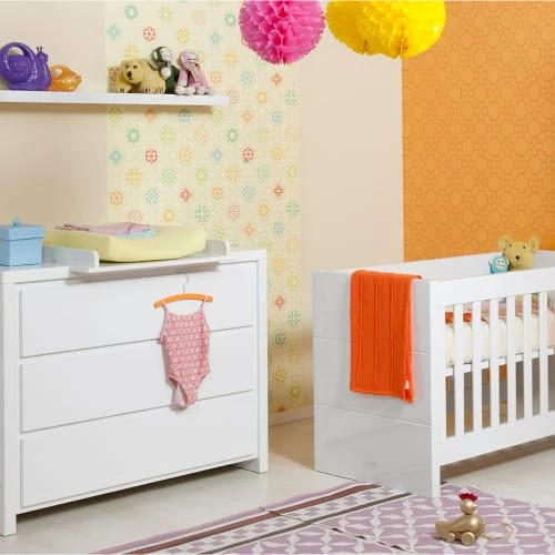 Bopita Commodes Enfant Commode 3 Tiroirs Blanc 2 Bopita Commodes Enfant Commode 3 Tiroirs Blanc – Image 2