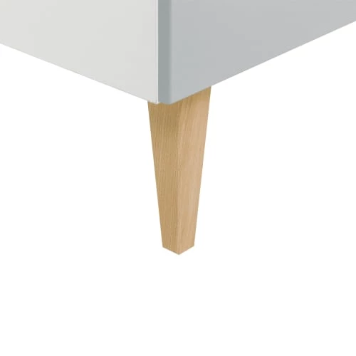 Bopita Commodes Enfant Commode 3 Tiroirs Blanc Gris 4 Bopita Commodes Enfant Commode 3 Tiroirs Blanc Gris – Image 4