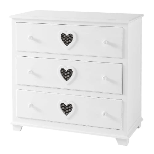 Maisons Du Monde Commodes Et Cabinets Commode 3 Tiroirs Blanche 2 Maisons Du Monde Commodes Et Cabinets Commode 3 Tiroirs Blanche – Image 2
