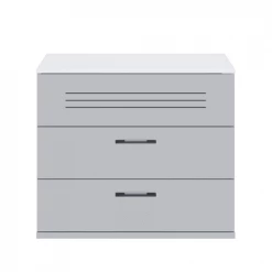 Calicosy Commodes Enfant Commode 3 Tiroirs Blanche Enfant - 85 X H73 Cm