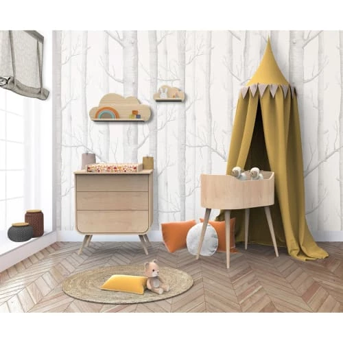 Sauthon Original Commodes Enfant Commode 3 Tiroirs Pieds Bois 97x87x48cm En Bois Beige 4 Sauthon Original Commodes Enfant Commode 3 Tiroirs Pieds Bois 97x87x48cm En Bois Beige – Image 4