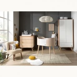 Sauthon Original Commodes Enfant Commode 3 Tiroirs Pieds Bois 97x87x48cm En Bois Beige -Commodes enfant Soldes commode 3 tiroirs pieds bois 97x87x48cm en bois beige 8