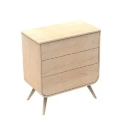 Sauthon Original Commodes Enfant Commode 3 Tiroirs Pieds Bois 97x87x48cm En Bois Beige -Commodes enfant Soldes commode 3 tiroirs pieds bois 97x87x48cm en bois beige 9