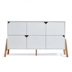 Bellamy Commodes Enfant Commode 6 Tiroirs Blanc -Commodes enfant Soldes commode 6 tiroirs blanc 3