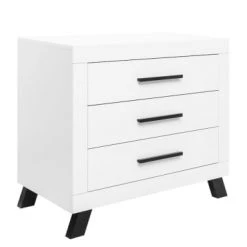 Bopita Commodes Enfant Commode Avec 3 Tiroirs Blanc/noir En MDF Et Panneaux De Particules 8 Bopita Commodes Enfant Commode Avec 3 Tiroirs Blanc/noir En MDF Et Panneaux De Particules -Commodes enfant Soldes commode avec 3 tiroirs blanc noir en mdf et panneaux de particules 2